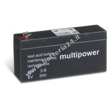 Powery Batteria al piombo (multipower) MP3 8