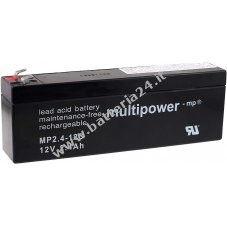 Powery Batteria al piombo (multipower) MPC2.4 12 sostituisce MP2.4 12C a prova di ciclo