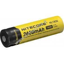 Batteria Nitecore agli ioni di litio tipo 18650 2600mAh NL1826 Originale