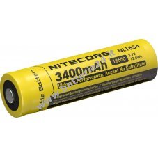 Batteria Nitecore agli ioni di litio tipo 18650 3400mAh NL1834 Originale