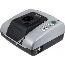 Caricabatteria compatibile con Powery con USB per BLACK & DECKER HP331K 2