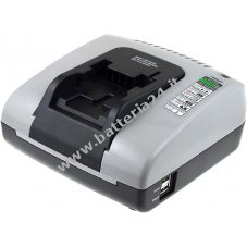 Caricabatteria compatibile con Powery con USB per Sega Black & Decker GKC1817L