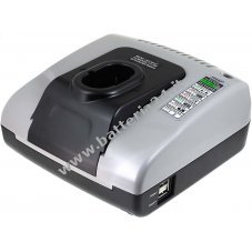 Caricabatteria compatibile con Powery con USB per trapano Makita 6503DWDE