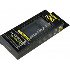 Caricatore USB Nitecore UCN5 per batteria Canon di tipo LP E17, ricarica rapida