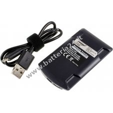 Caricabatteria con USB compatiblie con batteria Sony tipo NP FH40