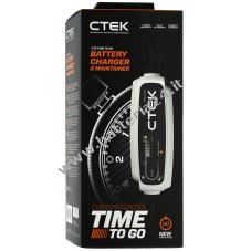 CTEK CT5 Time to Go, caricabatteria con display per il conto alla rovescia Spina UE 12V 5A