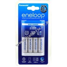 Caricabatteria Panasonic eneloop BQ CC18 incl. 4x batteria Panasonic eneloop AA 1900mAh