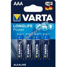 Batteria Varta 4903 Microcell LR03 AAA in confezione blister da 4 pezzi