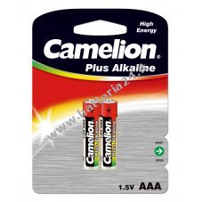 Batteria Camelion Micro LR03 MN2400 HR03 Plus Alcalina 2er Blister