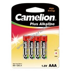 Batteria Camelion Micro LR03 in blister da 4 pezzi