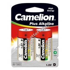 Batteria Camelion Plus Alcalina LR20 Baby D in blister da 2 pezzi