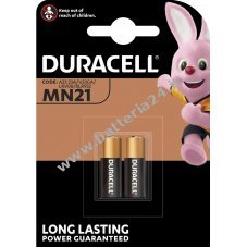 Duracell 23A MN 21 L1028 12,0Volt confezione blister da 2 pezzi