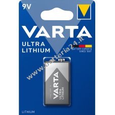 Varta Professional Lithium 9V blocco MN1604