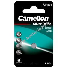 Camelion cella a bottone all'ossido d'argento SR41/SR41W / G3 / 392 / LR41 / 192 confezione in blister da 1 pezzo