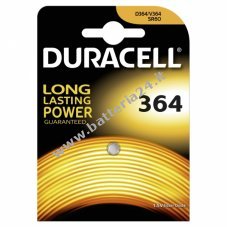 Pile a bottone Duracell SR621SW/ tipo 364 1 blister