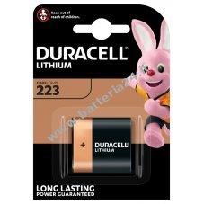 Batteria fotografica Duracell M3 tipo CR P2 / CRP2P / DL223 / EL223 / 223 confezione blister da 1 pezzo