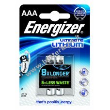 Batteria al litio Energizer L92 / Micro / AAA / FR03 confezione blister da 2 pezzi