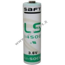 Saft Batteria al litio LS14500 Mignon/AA 3,6Volt