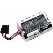 Batteria al litio per sirena da esterno Visonic SR 740 PG2 / tipo 2XER18505M Nota tipo di connettore!