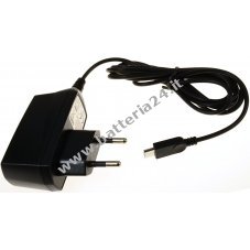 Alimentatore/caricatore Powery con Micro USB 1A per HTC Google Nexus One