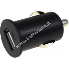 Powery Mini adattatore di ricarica per auto con porta USB 1A