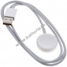 Cavo di ricarica USB magnetico per Apple Watch 1M, bianco APPLE A2256