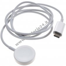 Cavo di ricarica USB C magnetico originale 1M, bianco APPLE A2652