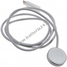 Apple Watch IC579 A2515 cavo magnetico di ricarica rapida a USB C bianco 1m