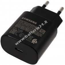 Caricabatteria rapido Samsung 25W EP TA800, nero, Samsung Galaxy A80