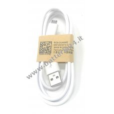 Cavo di ricarica USB originale Samsung / cavo dati per Samsung Galaxy S3 / S3 Mini Bianco 1m