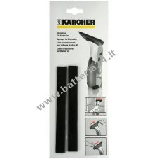 Labbro tergivetro Krcher per aspirapolvere per finestre, ad esempio WV 5 , 2.633 104.0 (17cm corto, confezione da 2)