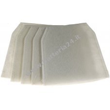 5x sacchetti filtro, sacchetti di carta per aspirapolvere per Makita CL100 / CL100D / CL070 / CL070DS