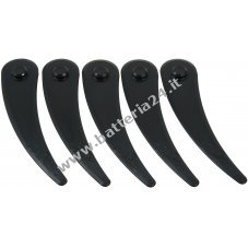 5x Lame di ricambio Durablade Bosch per il tagliabordi ART 26 18 LI, ART 26 18 LI Plus