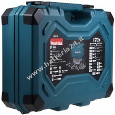 Makita E 06616 Valigetta portautensili 120 pezzi