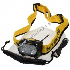 Nitecore UT27 2024   Lampada frontale a LED, faro, torcia frontale, fino a 800 lumen