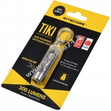 Torcia portachiavi Nitecore TIKI   300 lumen, con porta micro USB