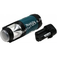 Lampada a batteria Makita ML102 7,2V 10,8V inclusa batteria Tipo BL1013 10,8V