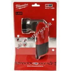 Milwaukee M12 T Torcia LED, torcia a mano, torcia a batteria 120 lumen, senza batteria