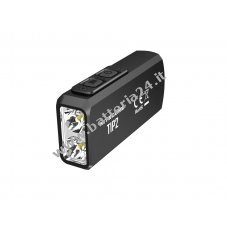 Nitecore TIP 2 portachiavi 2 LED con clip 720 lumen nero