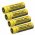 4x batteria Nitecore agli ioni di litio 18650 3400mAh NL1834 protetta