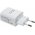 Powery Adattatore multi carica con 2 prese USB 2,4A Bianco