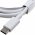 Cavo dati da USB C a USB C cavo di ricarica compatibile con Google Phone 1m bianco